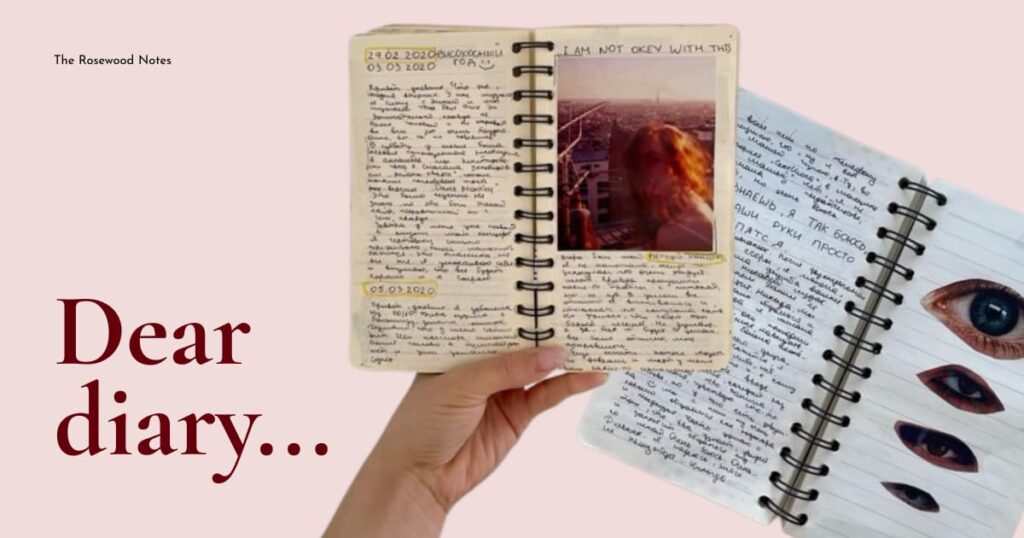 Traditional diary - how to start journaling